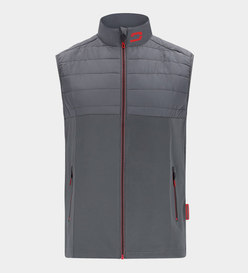 REFLEX GILET - CHARCOAL / RED